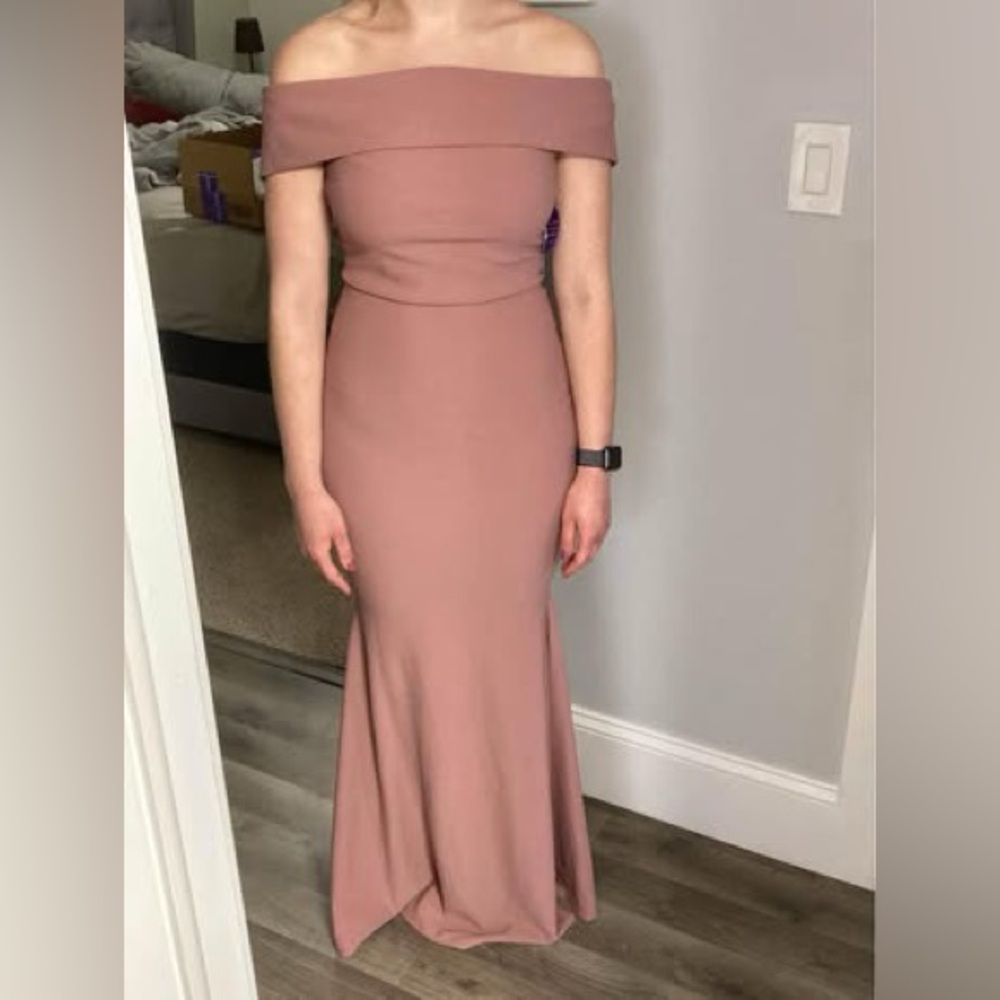 Formal dress in mauv size small